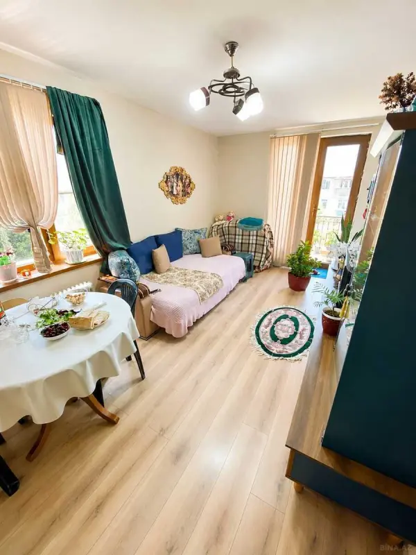 Satılır 1 otaqlı mənzil 35 m²