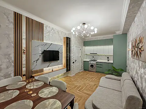 Satılır 2 otaqlı mənzil 45 m² — Bakı 2 otaq 45.00 m²