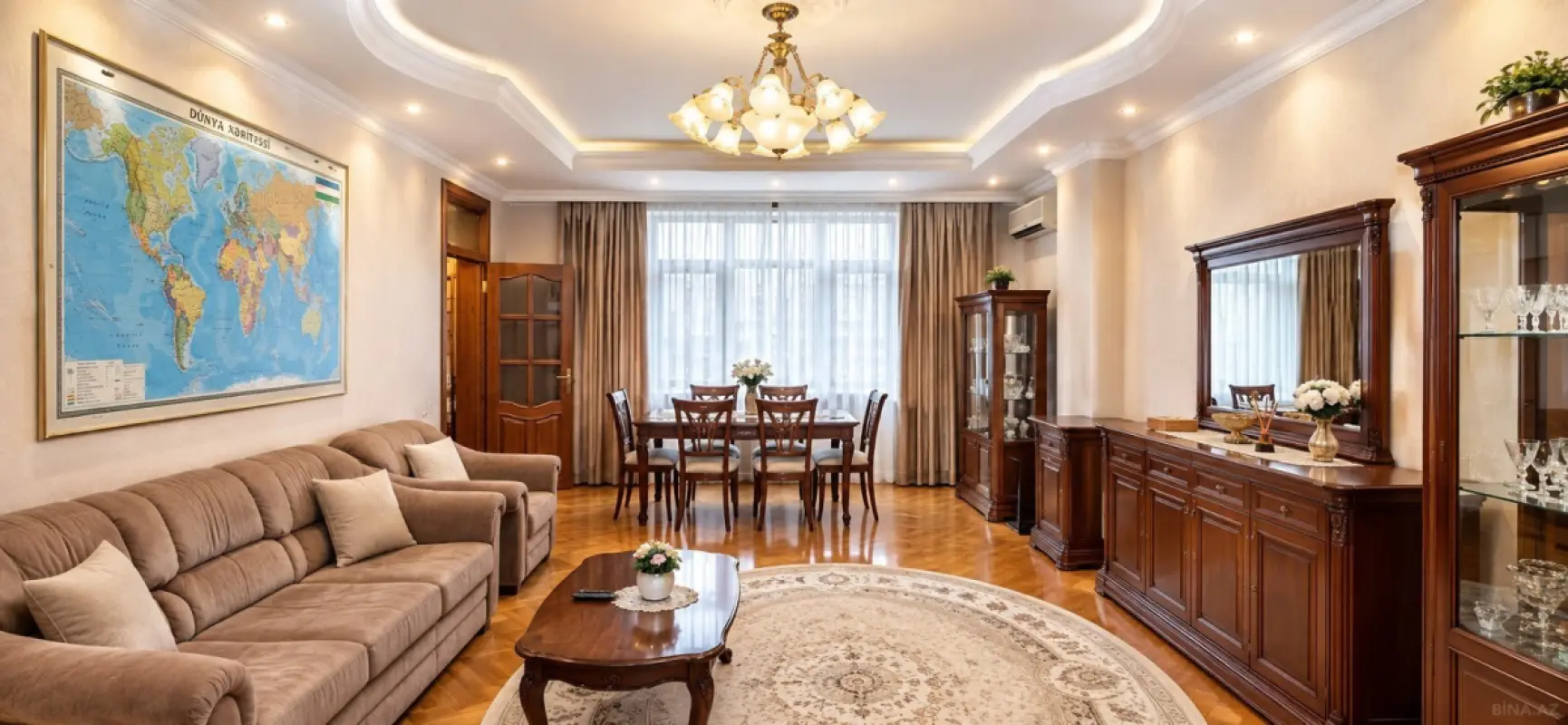 Kirayə verilir 5 otaqlı mənzil 220 m²