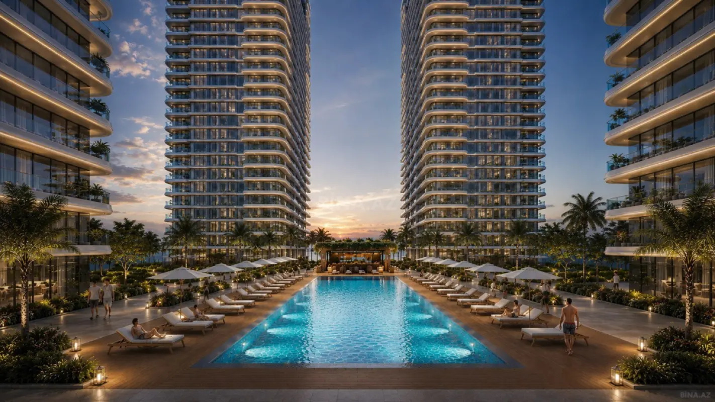 Satılır 1 otaqlı mənzil 57 m²
