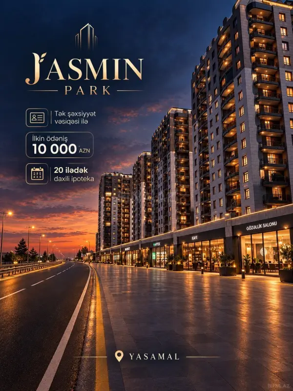 Satılır 2 otaqlı mənzil 71.6 m²