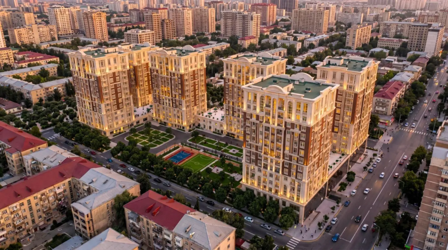Satılır 2 otaqlı mənzil 56 m²