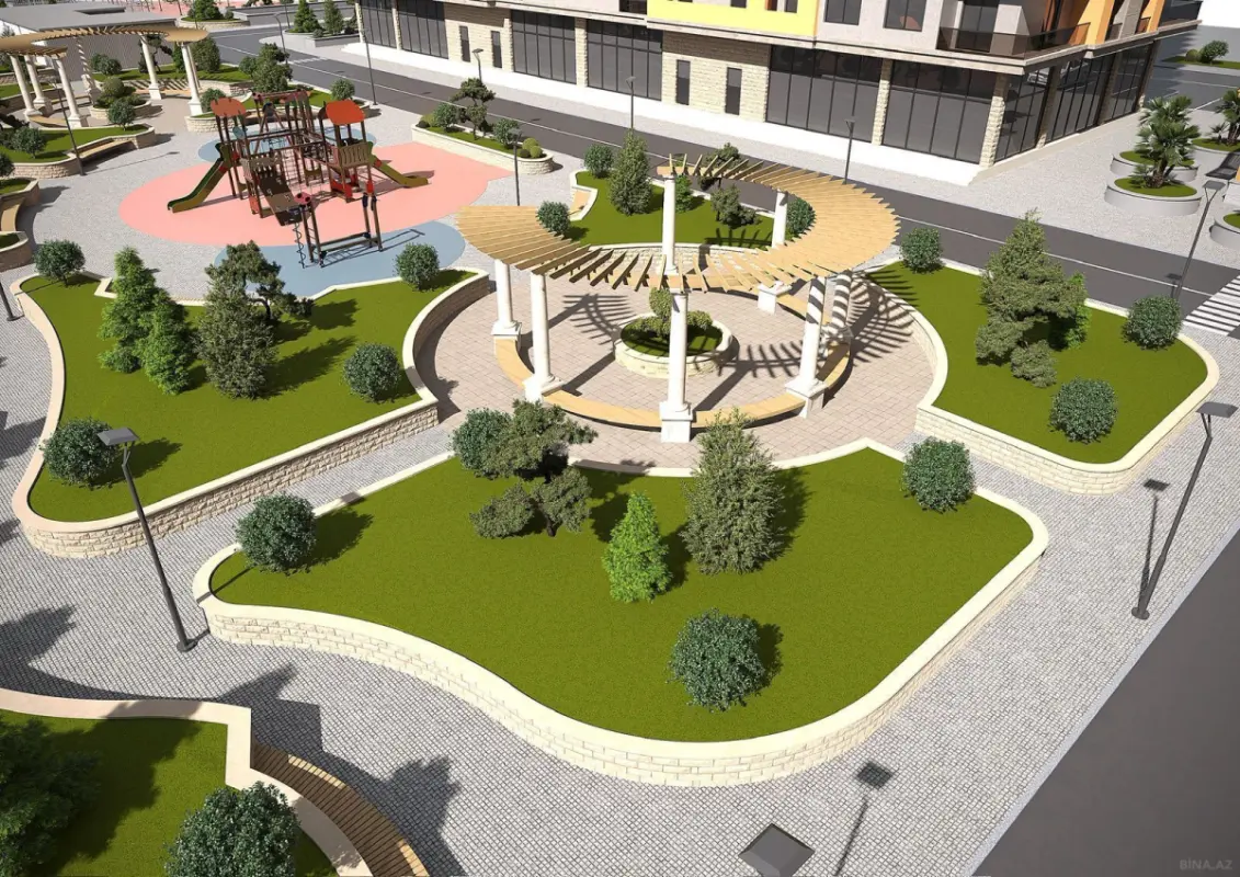 Satılır 1 otaqlı mənzil 45.5 m²