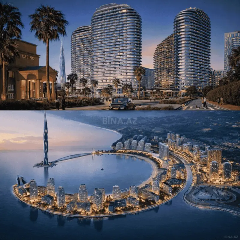 Satılır 1 otaqlı mənzil 32 m²