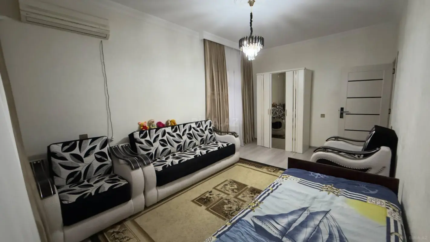 Satılır 1 otaqlı mənzil 48 m²