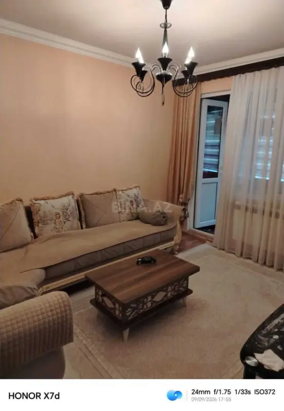 Kirayə verilir 3 otaqlı mənzil 55 m²