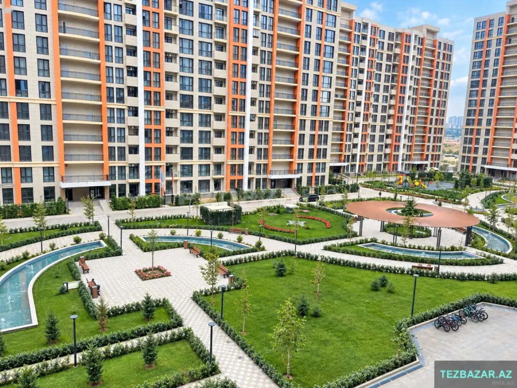 Satılır 2 otaqlı mənzil 44 m²