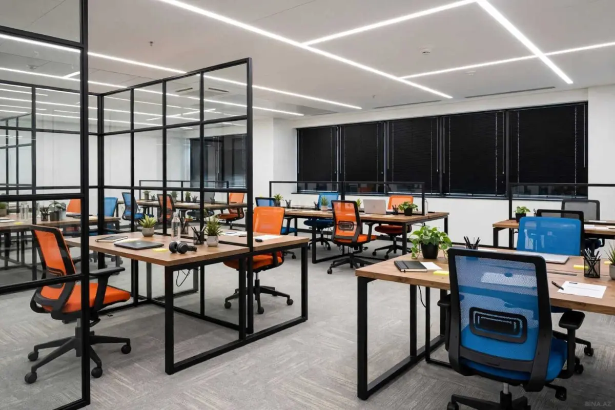 Kirayə verilir 4 otaqlı ofis 200 m²