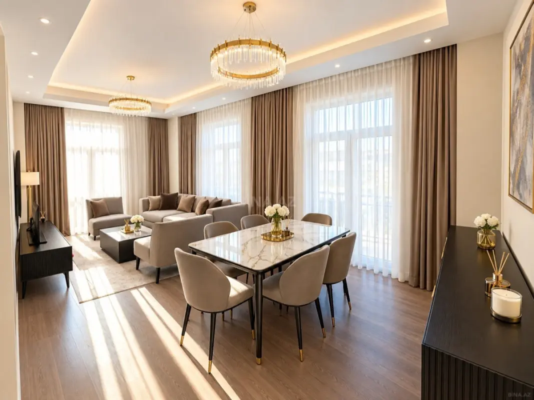 Kirayə verilir 3 otaqlı mənzil 111 m²