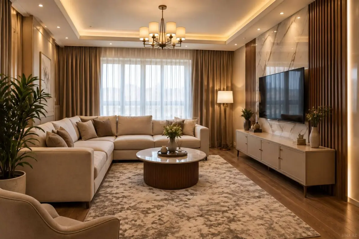 Kirayə verilir 3 otaqlı mənzil 120 m²