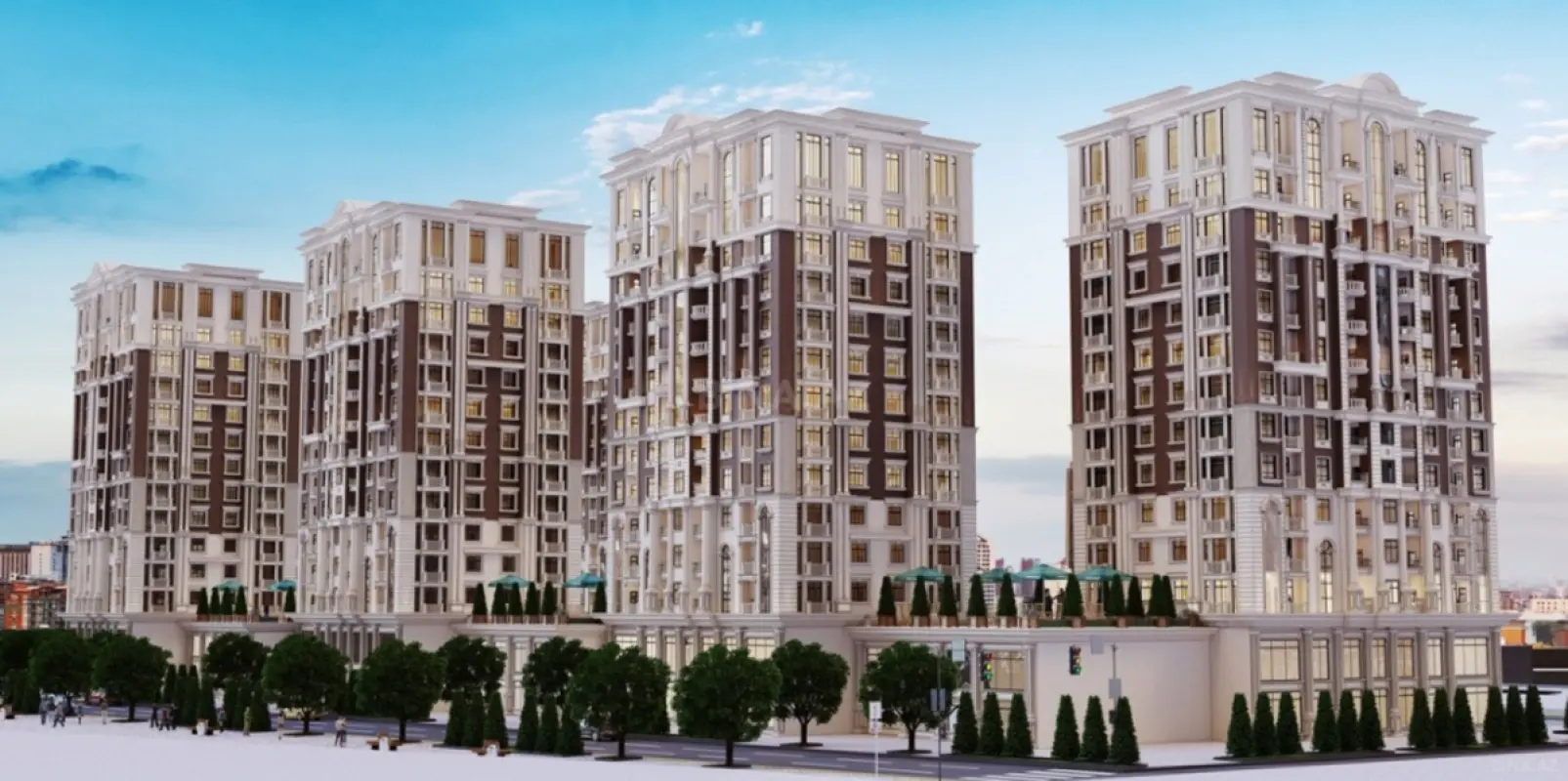 Satılır 2 otaqlı mənzil 55 m²
