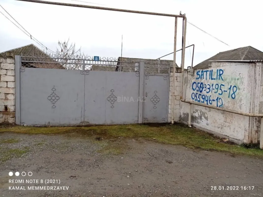Satılır 3 otaqlı həyət evi 65 m²