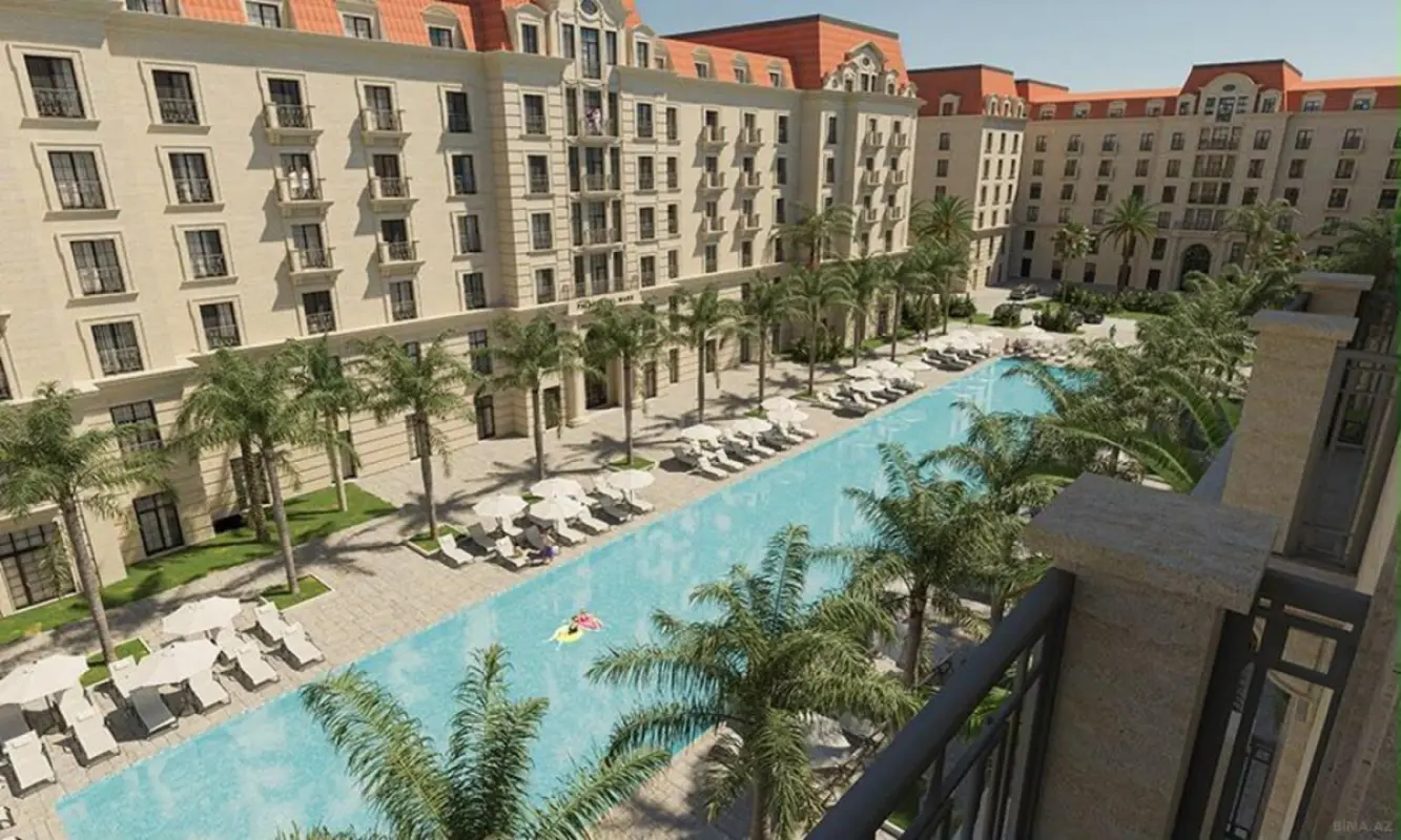 Satılır 1 otaqlı mənzil 53.5 m²