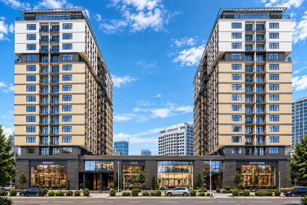Satılır 2 otaqlı mənzil 111 m²