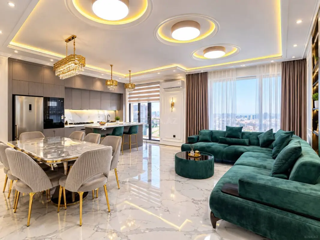 Kirayə verilir 4 otaqlı mənzil 130 m²