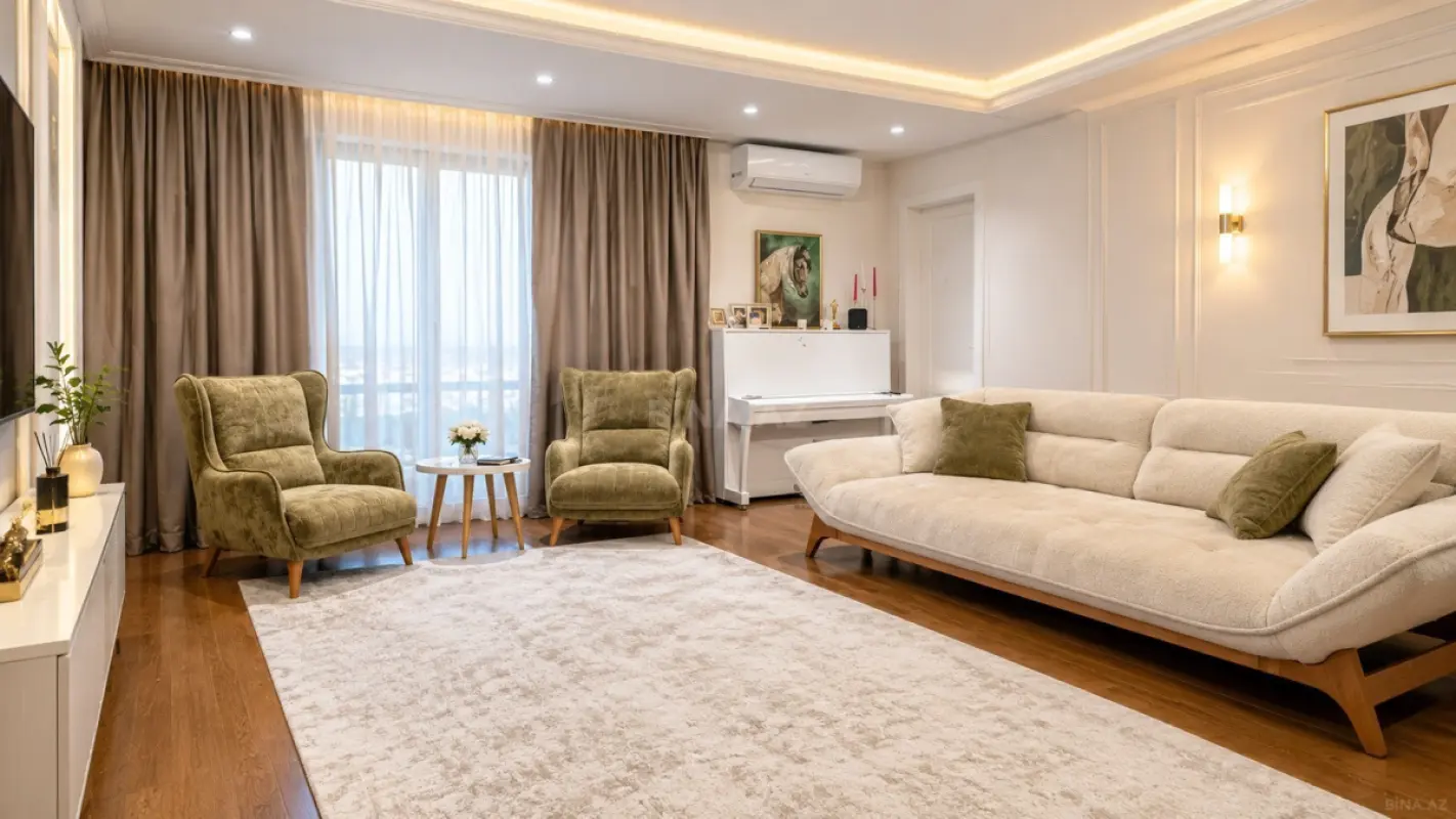 Satılır 3 otaqlı mənzil 130 m²