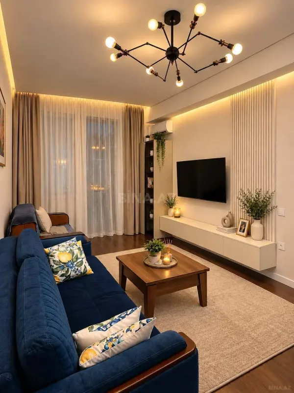 Satılır 2 otaqlı mənzil 75.6 m²