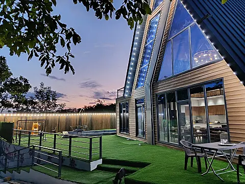Satılır 4 otaqlı həyət evi 220 m² — Qəbələ 4 otaq 220.00 m²
