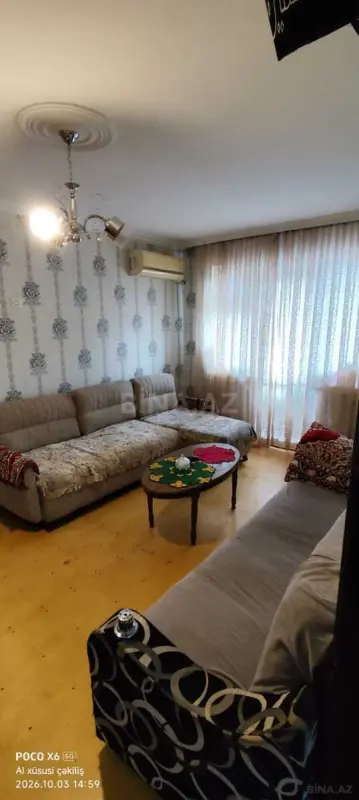 Satılır 2 otaqlı mənzil 48 m²