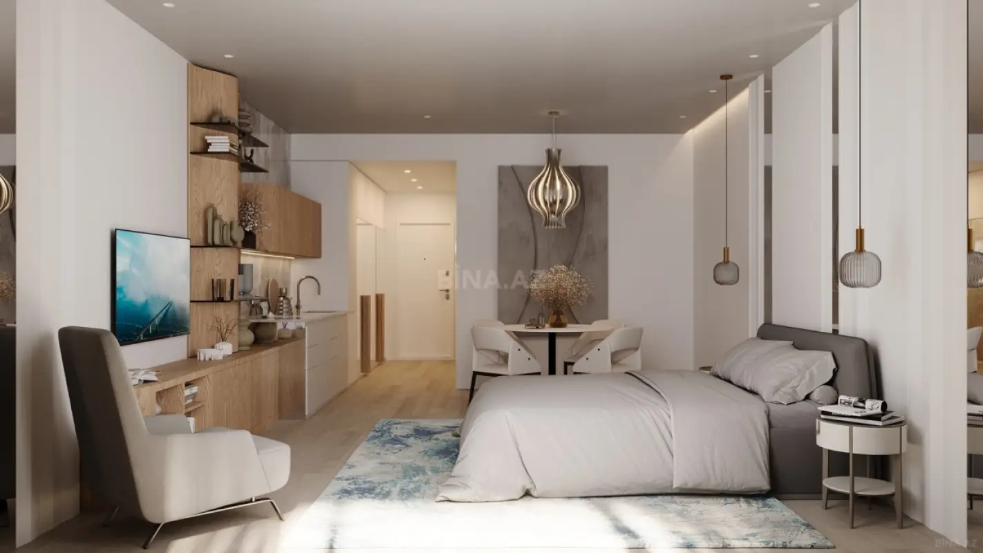 Satılır 2 otaqlı mənzil 76.6 m²