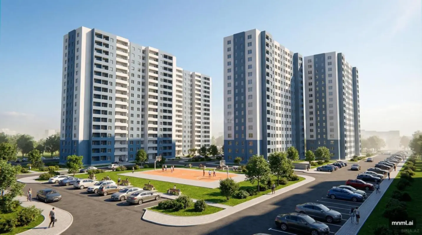 Satılır 4 otaqlı mənzil 116.9 m²