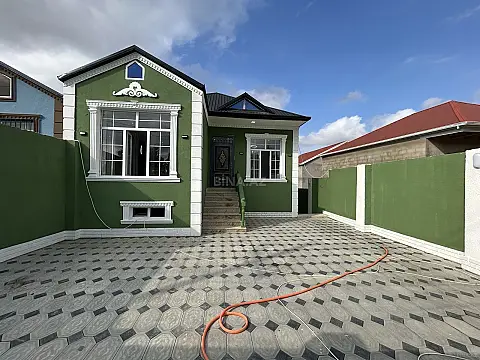 Satılır 3 otaqlı həyət evi 80 m² — Sumqayıt, Saray 3 otaq 80.00 m²