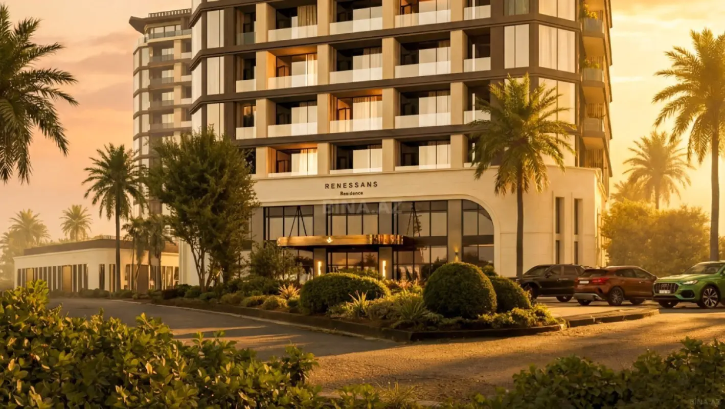 Satılır 1 otaqlı mənzil 45.6 m²