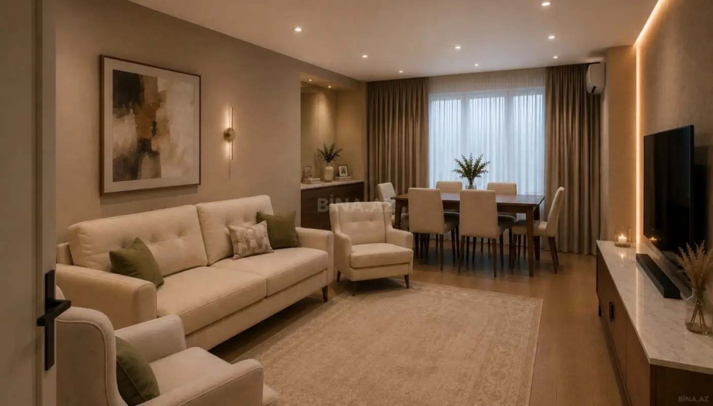 Satılır 3 otaqlı mənzil 113 m²