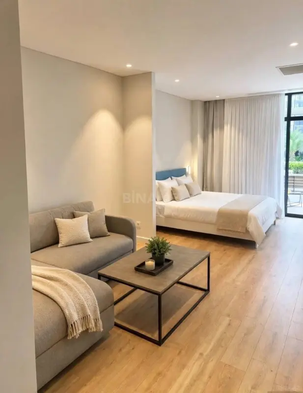Satılır 1 otaqlı mənzil 45 m²