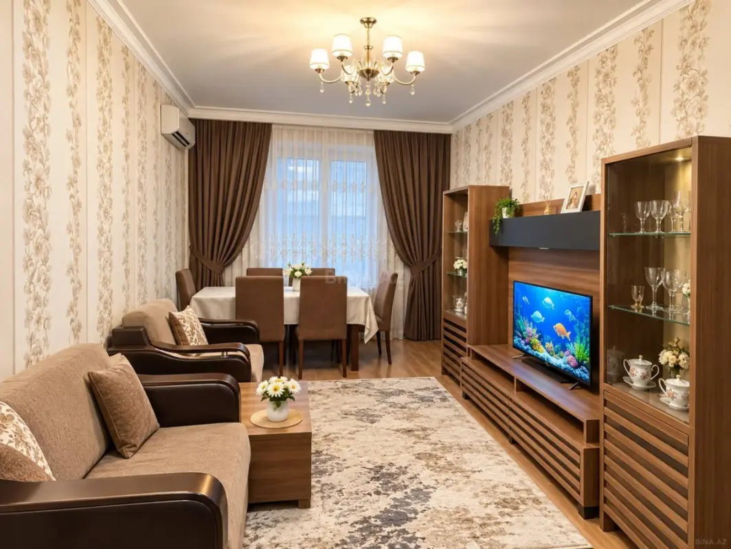 Satılır 2 otaqlı mənzil 65 m²