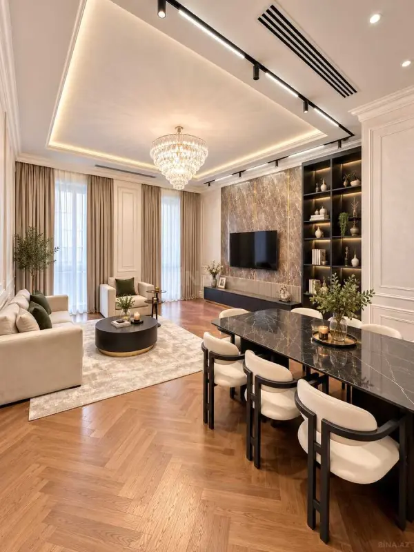 Kirayə verilir 4 otaqlı mənzil 170 m²