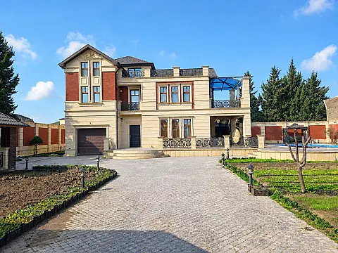 Satılır 6 otaqlı həyət evi 450 m² — Bakı, Novxanı 6 otaq 450.00 m²