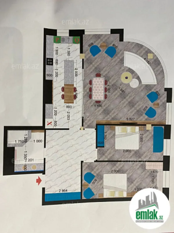 Satılır 3 otaqlı yeni tikili 146 m²