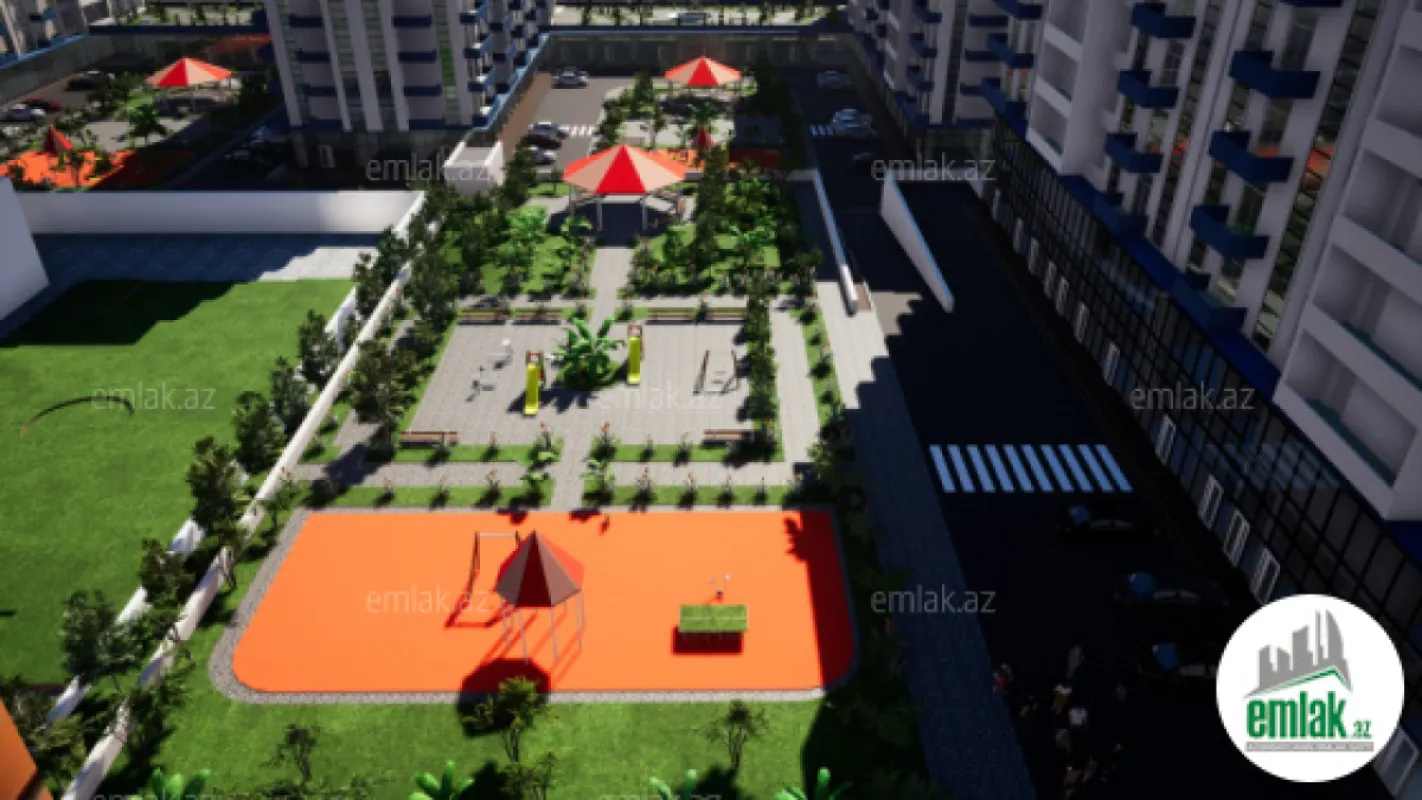 Satılır 1 otaqlı yeni tikili 60.9 m²