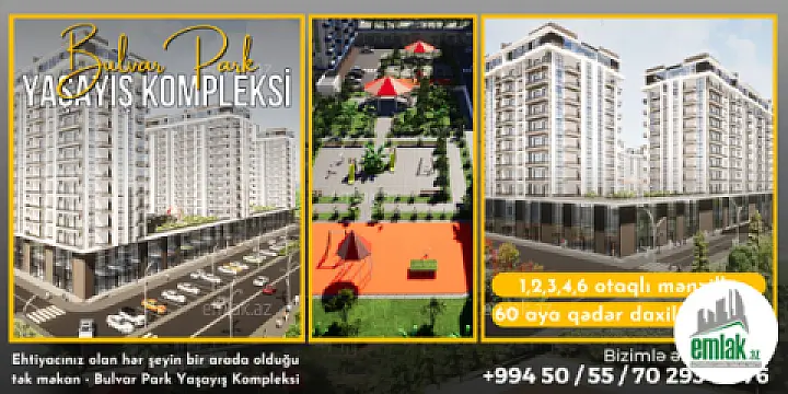 Satılır 2 otaqlı yeni tikili 61.1 m² — Bakı 2 otaq 61.10 m²