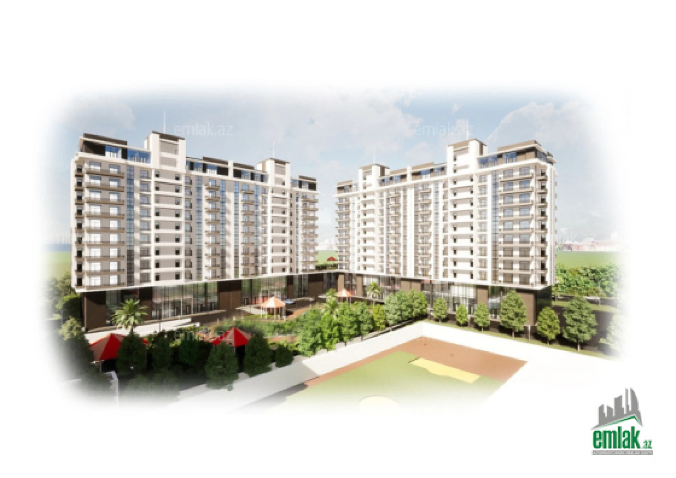 Satılır 1 otaqlı yeni tikili 70.2 m²