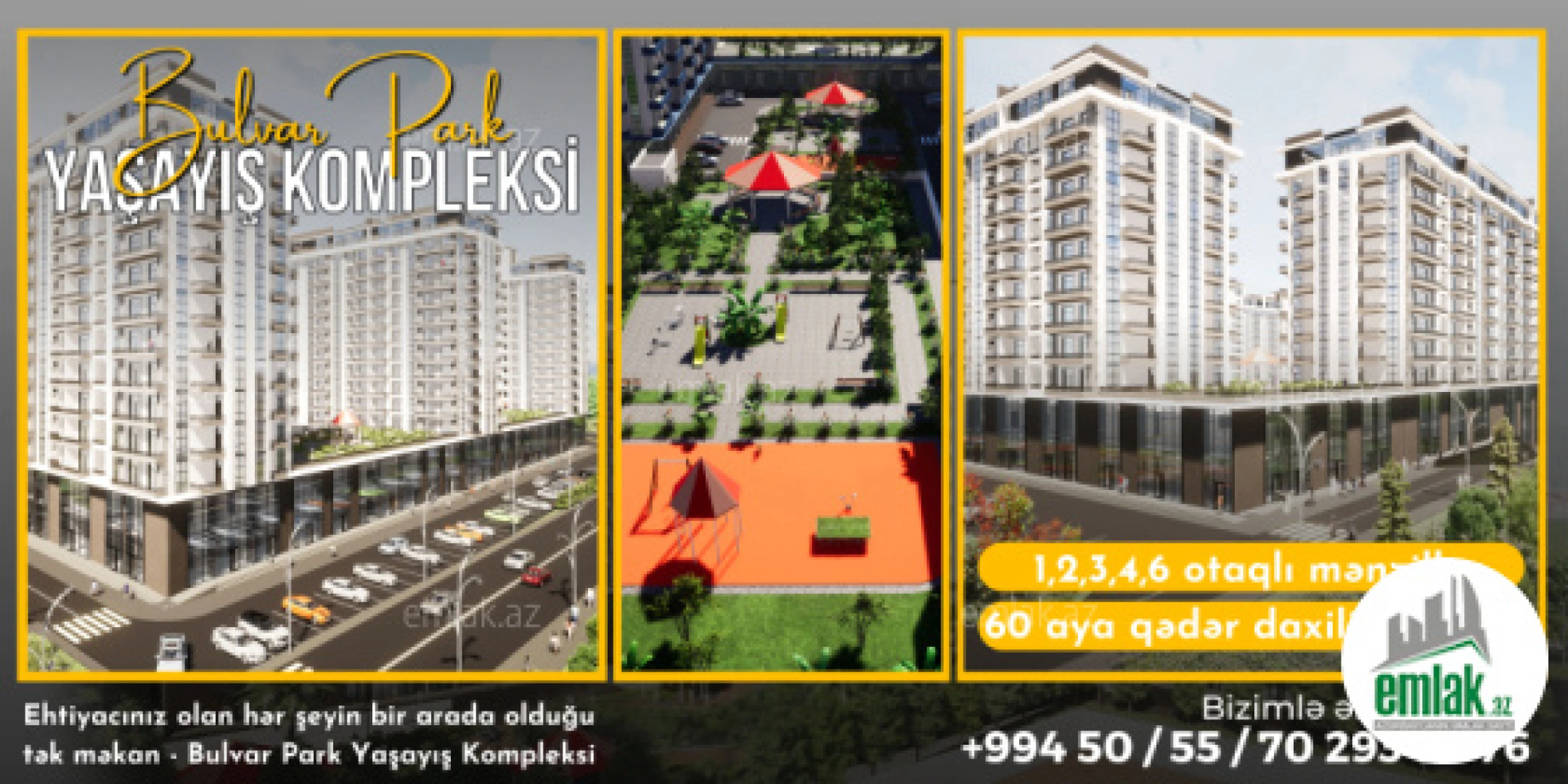 Satılır 2 otaqlı yeni tikili 91.4 m²
