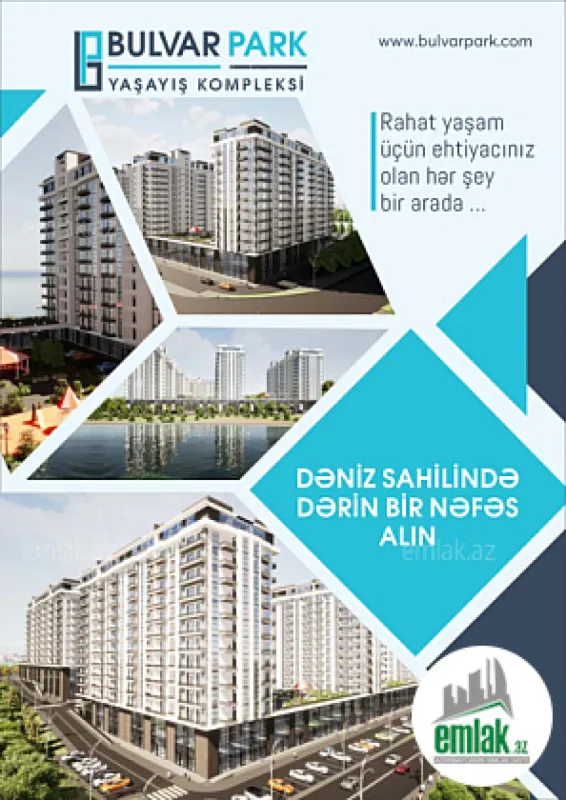 Satılır 2 otaqlı yeni tikili 91.4 m²