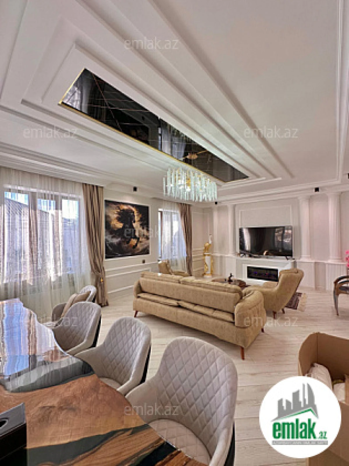 Satılır 6 otaqlı mənzil 360 m²