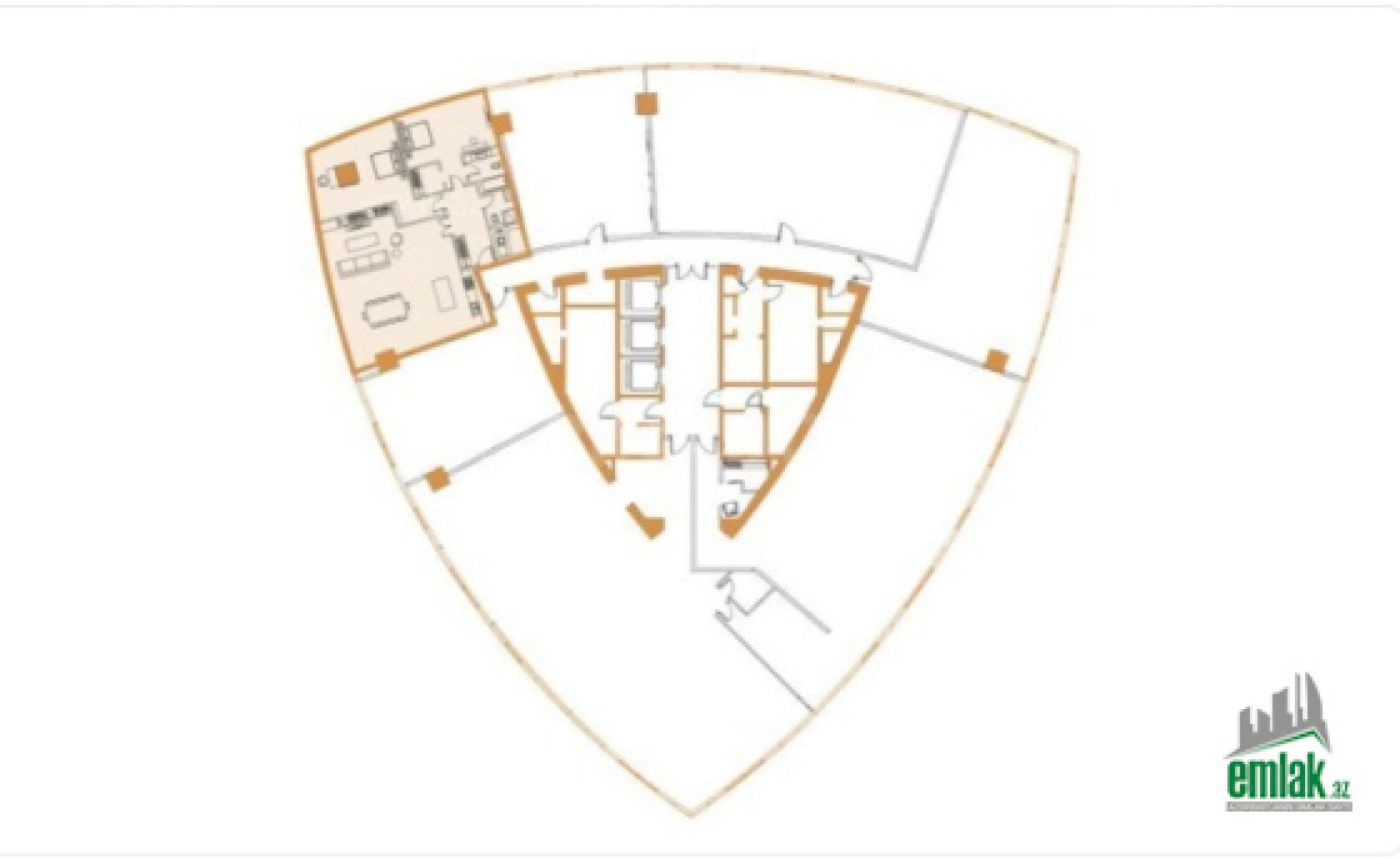 Satılır 3 otaqlı yeni tikili 173 m²