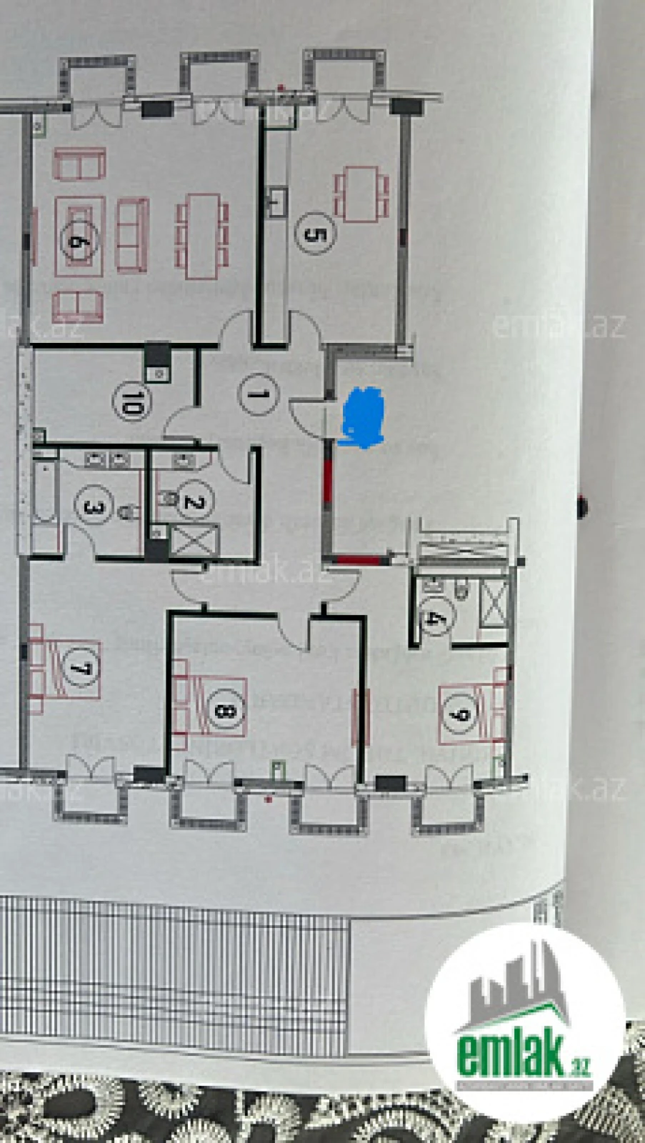 Satılır 5 otaqlı yeni tikili 184 m²