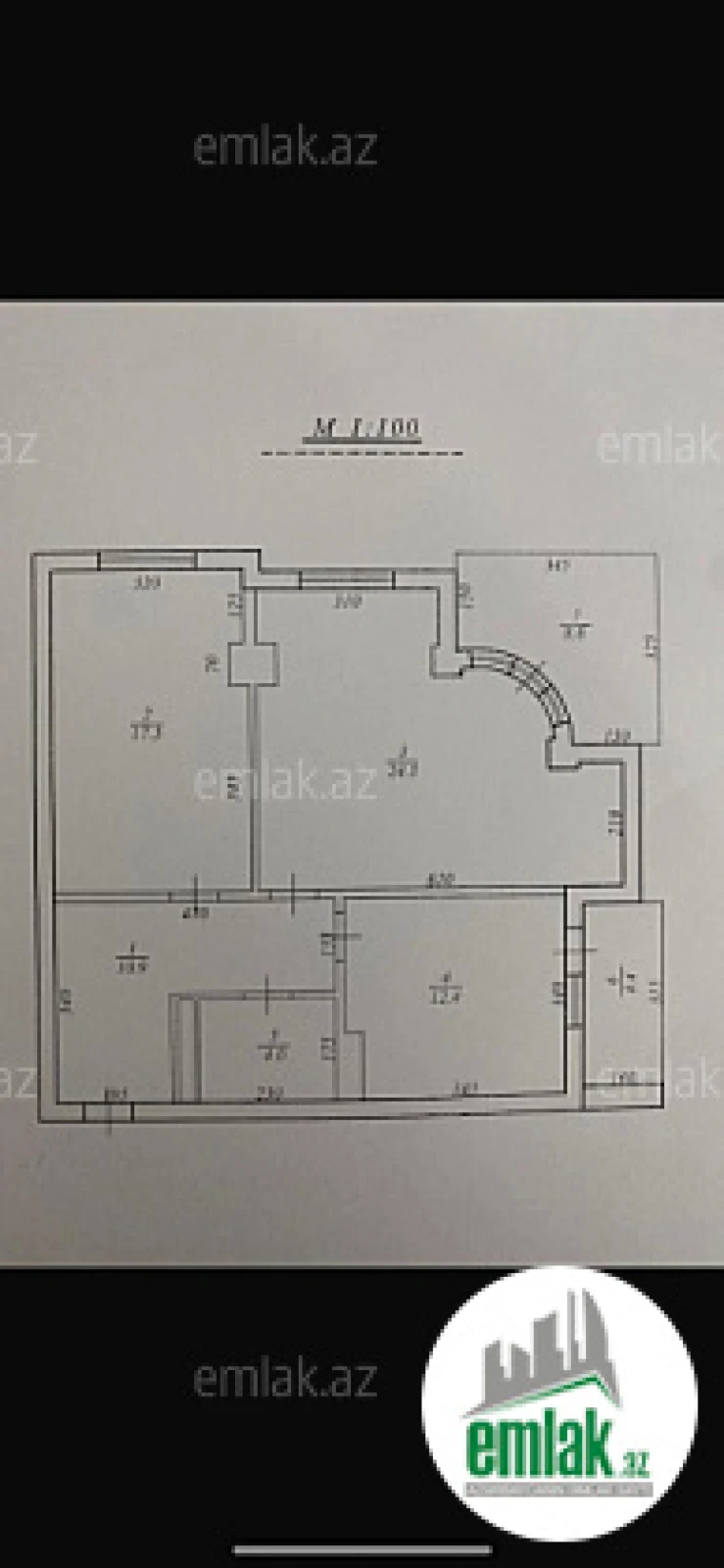 Satılır 2 otaqlı yeni tikili 100 m²