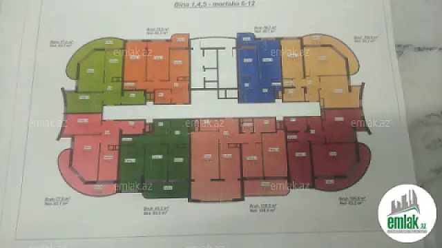 Satılır 2 otaqlı yeni tikili 83 m²