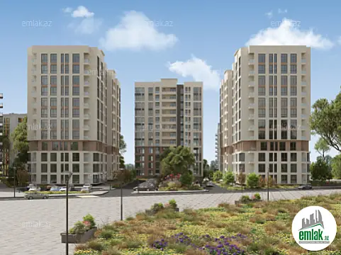 Satılır 1 otaqlı yeni tikili 52.7 m² — Bakı, Xırdalan 1 otaq 52.70 m²