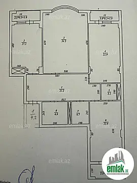 Satılır 3 otaqlı yeni tikili 155 m²