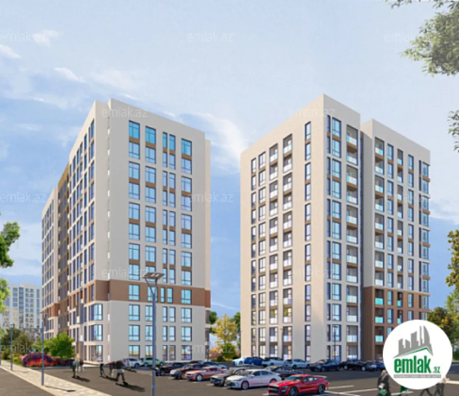 Satılır 1 otaqlı yeni tikili 62.9 m²