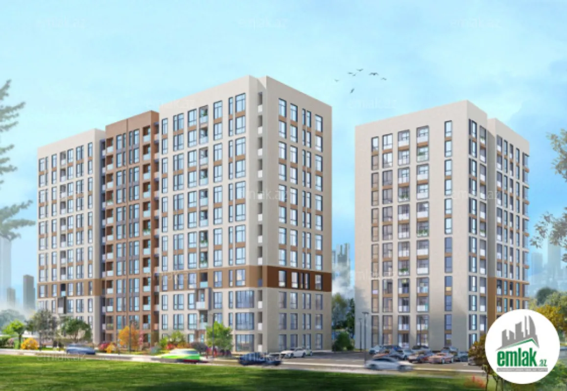 Satılır 2 otaqlı yeni tikili 72.9 m²