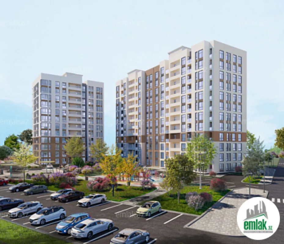 Satılır 2 otaqlı yeni tikili 72.8 m²