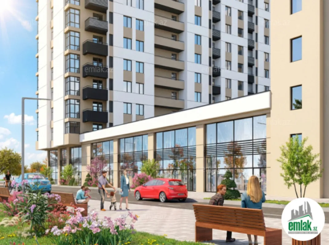 Satılır 1 otaqlı yeni tikili 57.15 m²