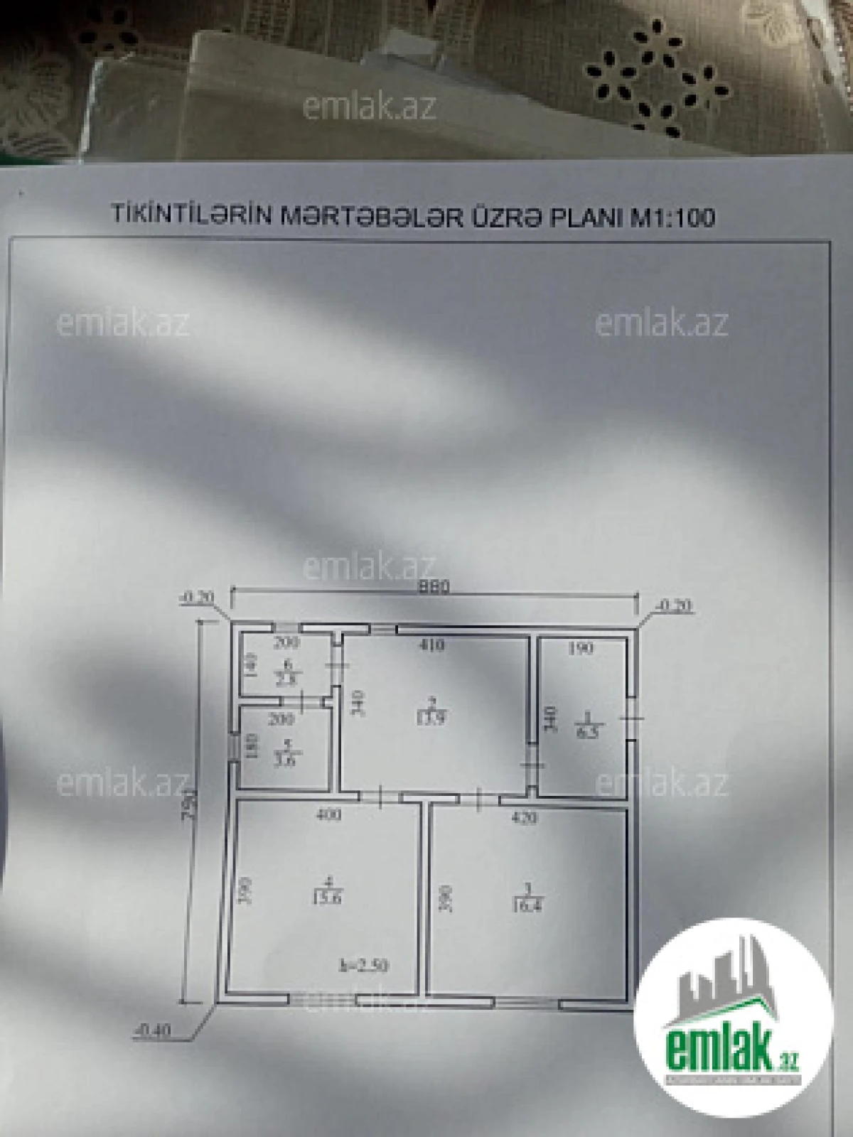 Satılır 2 otaqlı obyekt 60 m²